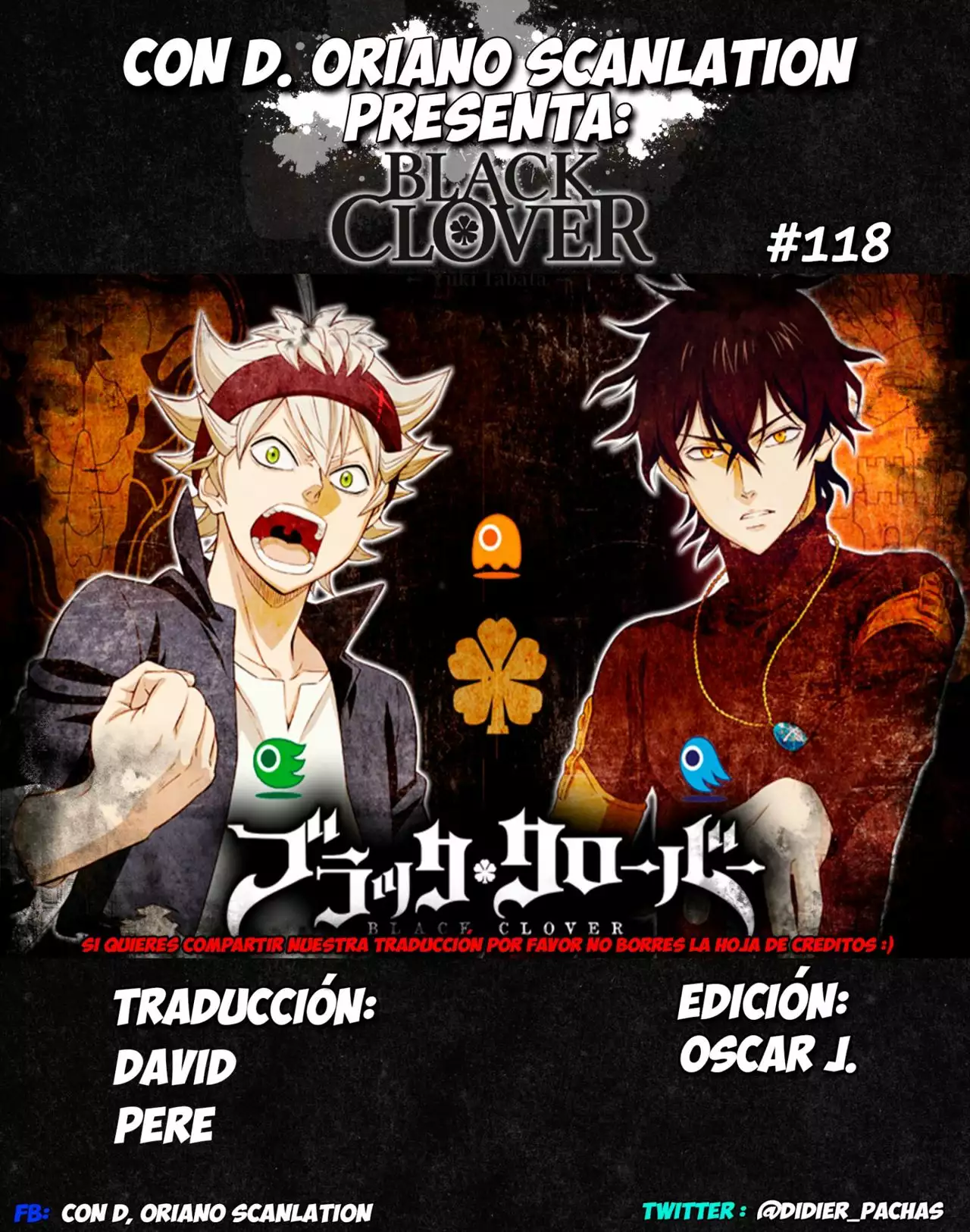 Black Clover Capítulo 118 - Page 1