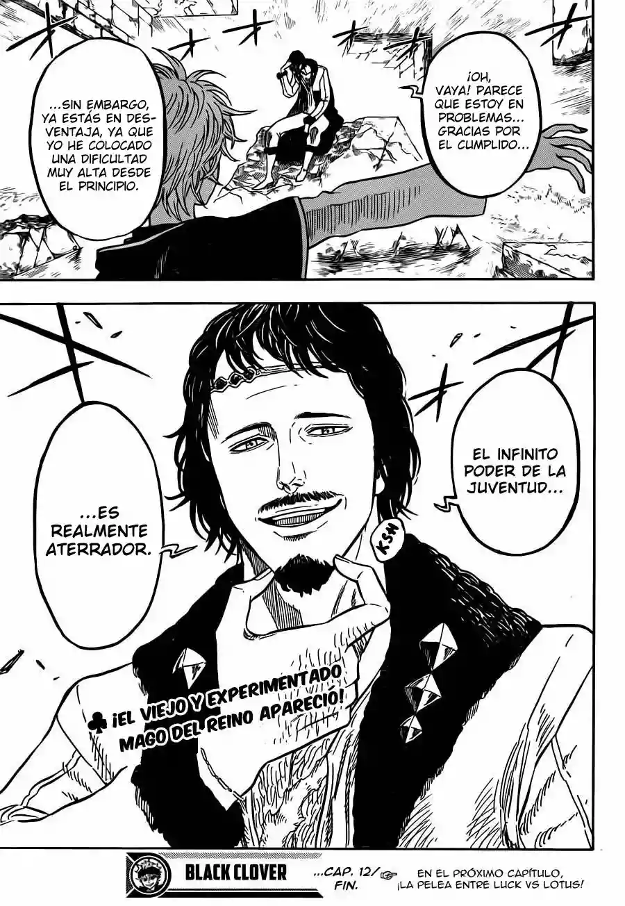Black Clover Capítulo 12 - Page 20