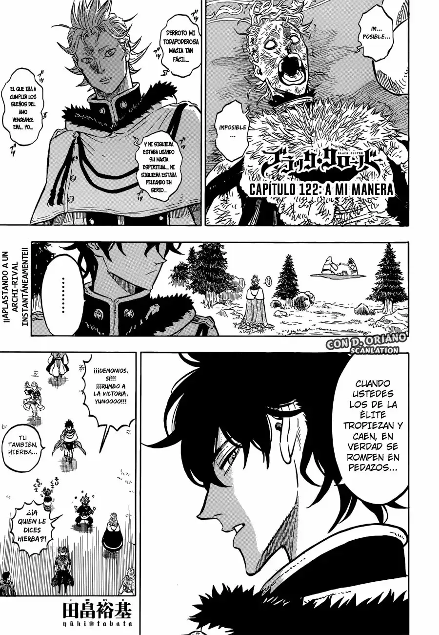 Black Clover Capítulo 122 - Page 2