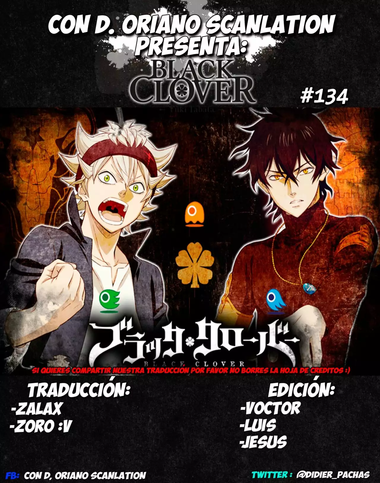 Black Clover Capítulo 134 - Page 1