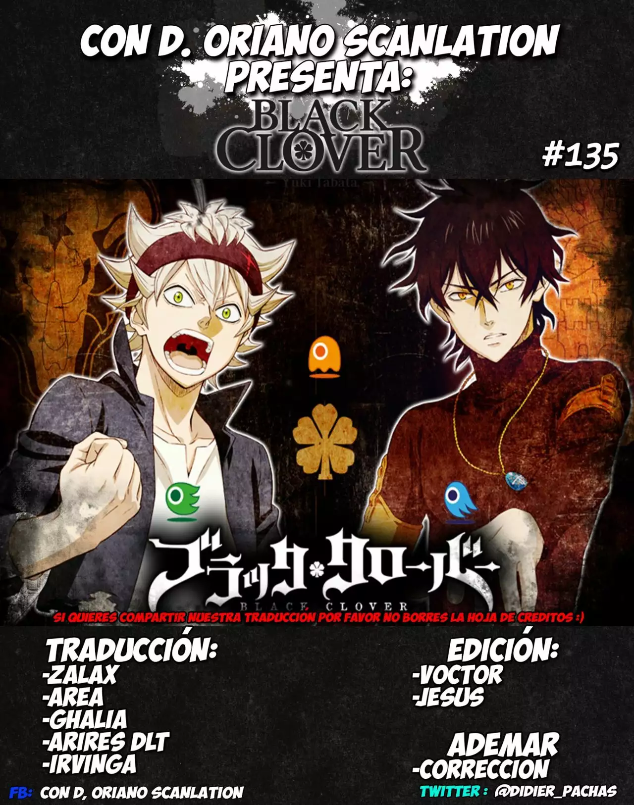 Black Clover Capítulo 135 - Page 1
