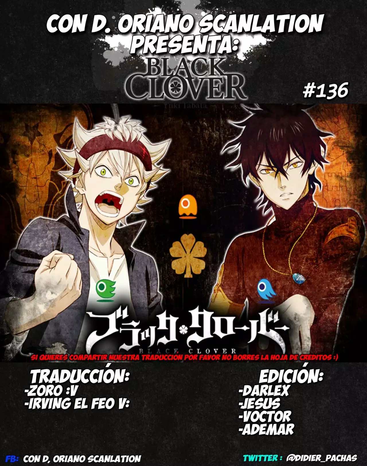 Black Clover Capítulo 136 - Page 1