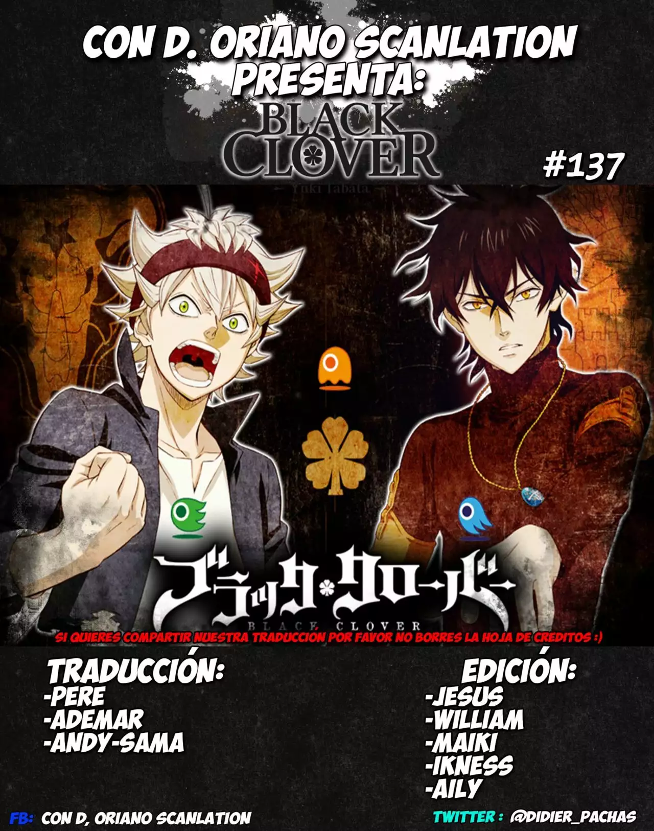 Black Clover Capítulo 137 - Page 1