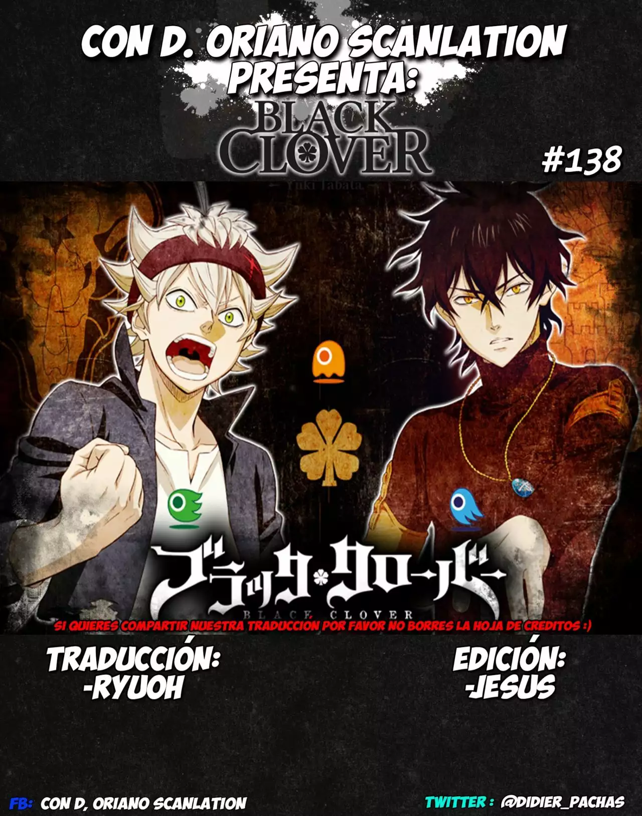 Black Clover Capítulo 138 - Page 1