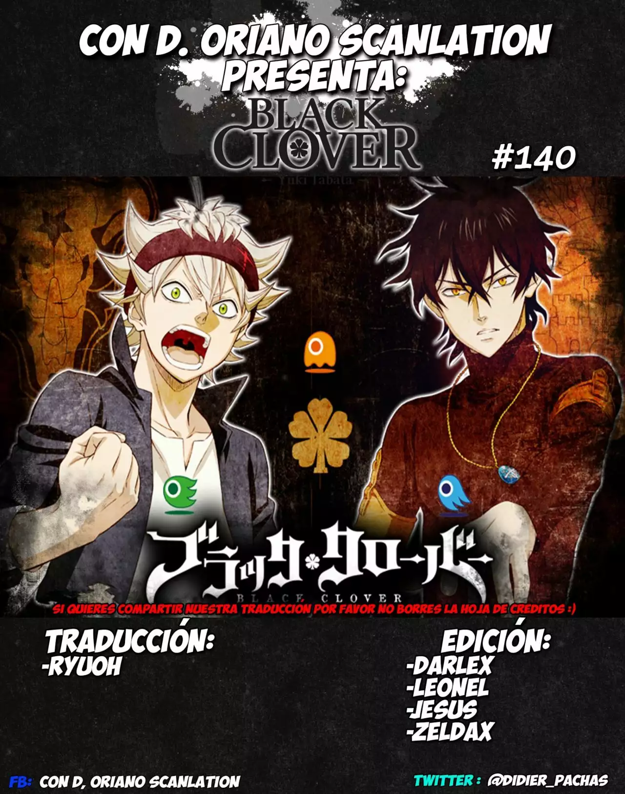 Black Clover Capítulo 140 - Page 1