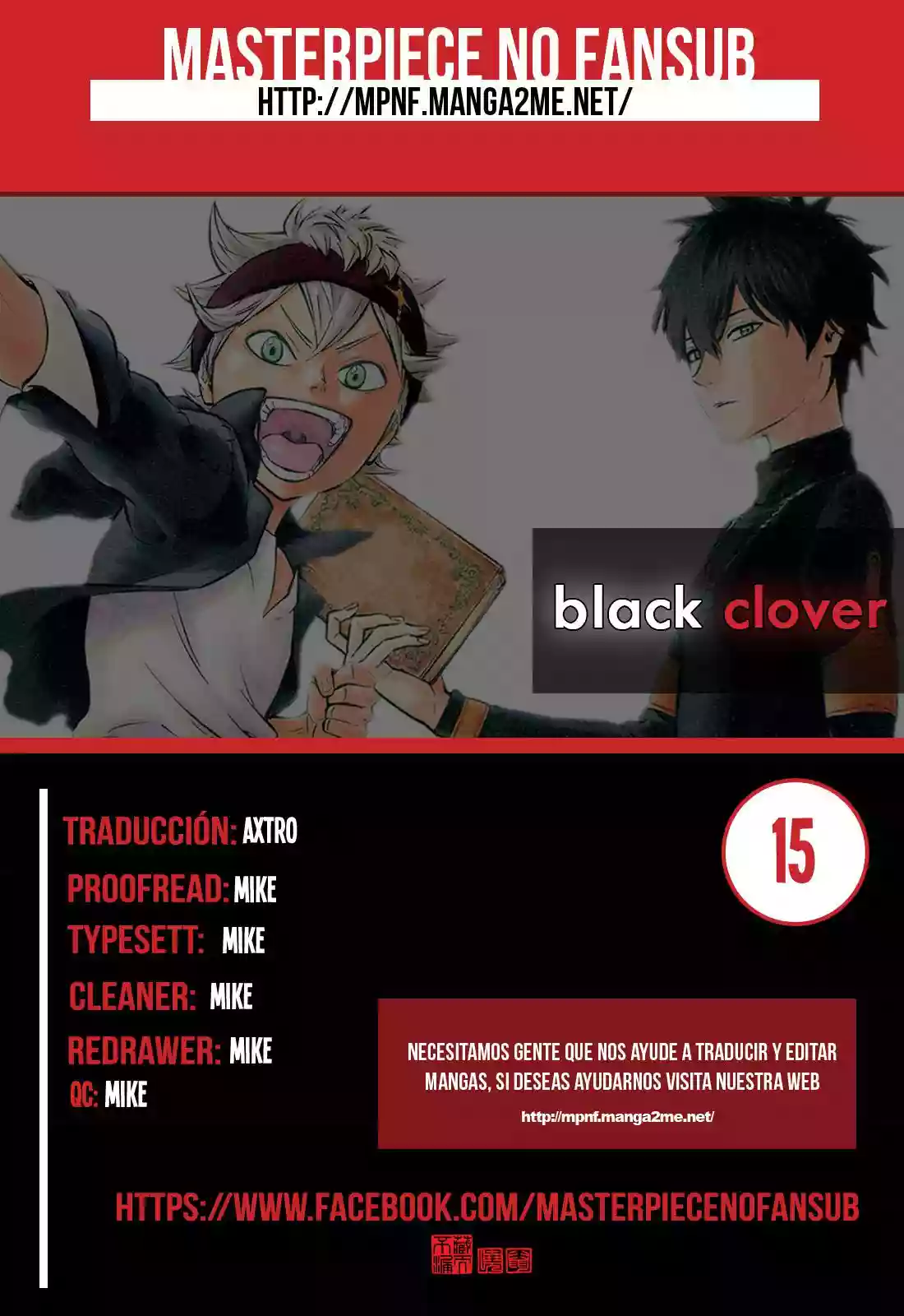 Black Clover Capítulo 15 - Page 1