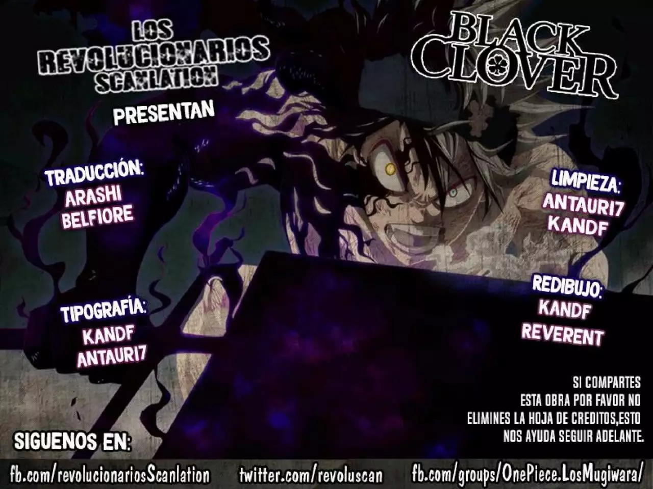 Black Clover Capítulo 158 - Page 1