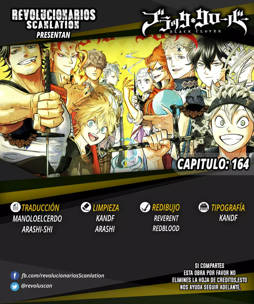 Black Clover Capítulo 164 - Page 1