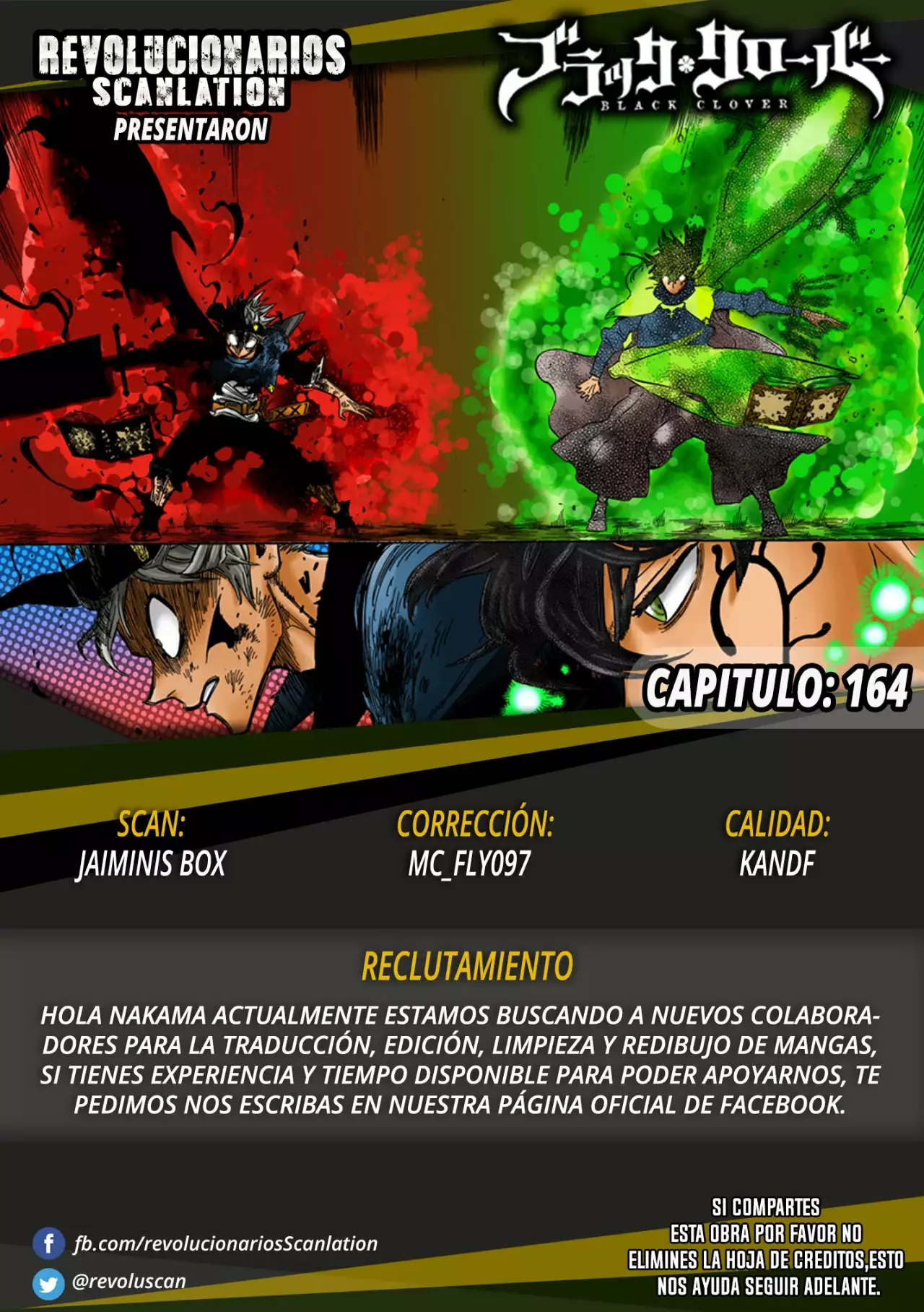 Black Clover Capítulo 164 - Page 16