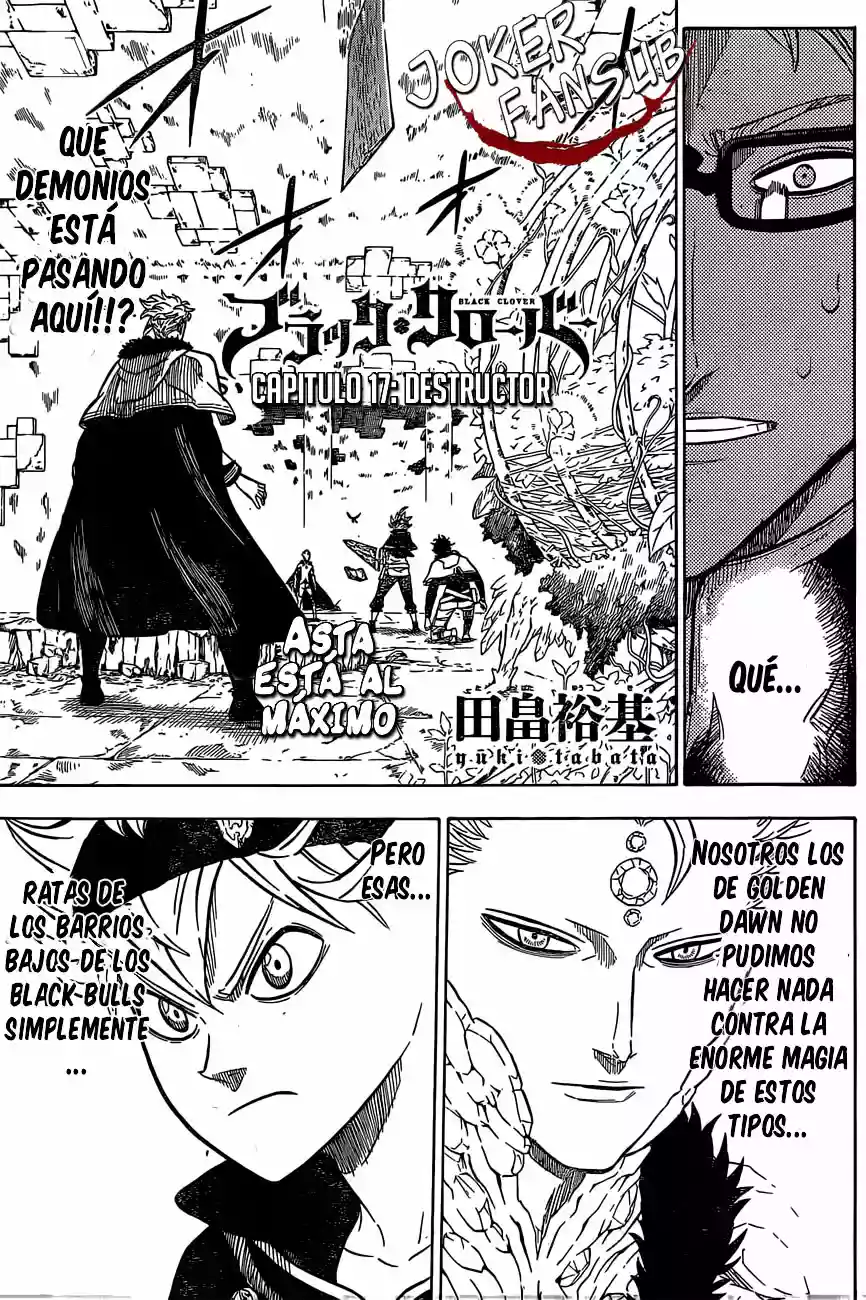 Black Clover Capítulo 17 - Page 2