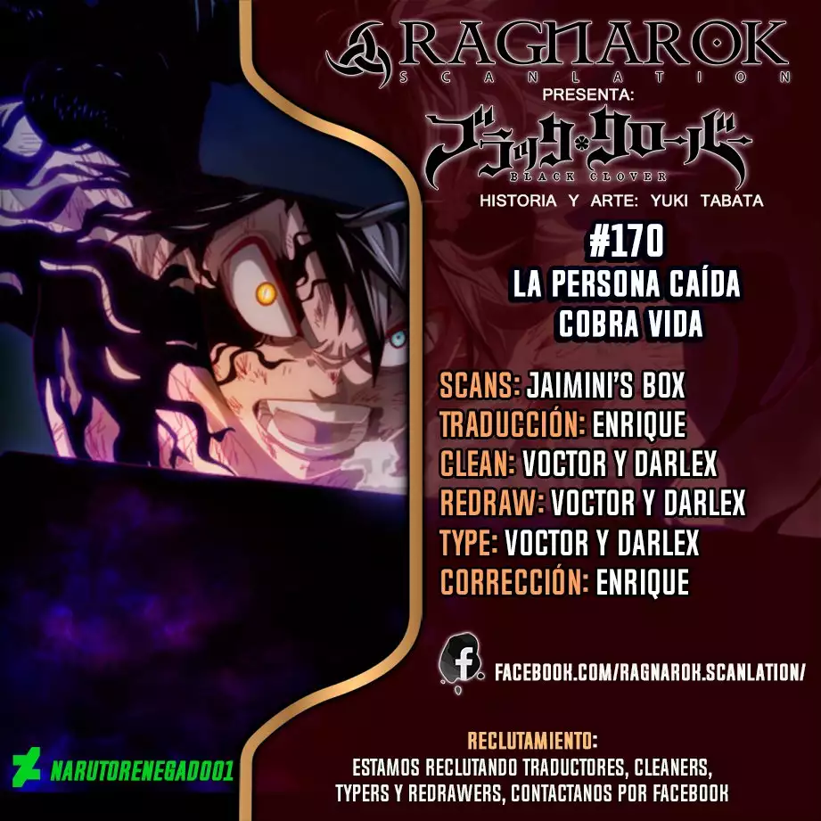 Black Clover Capítulo 170 - Page 1