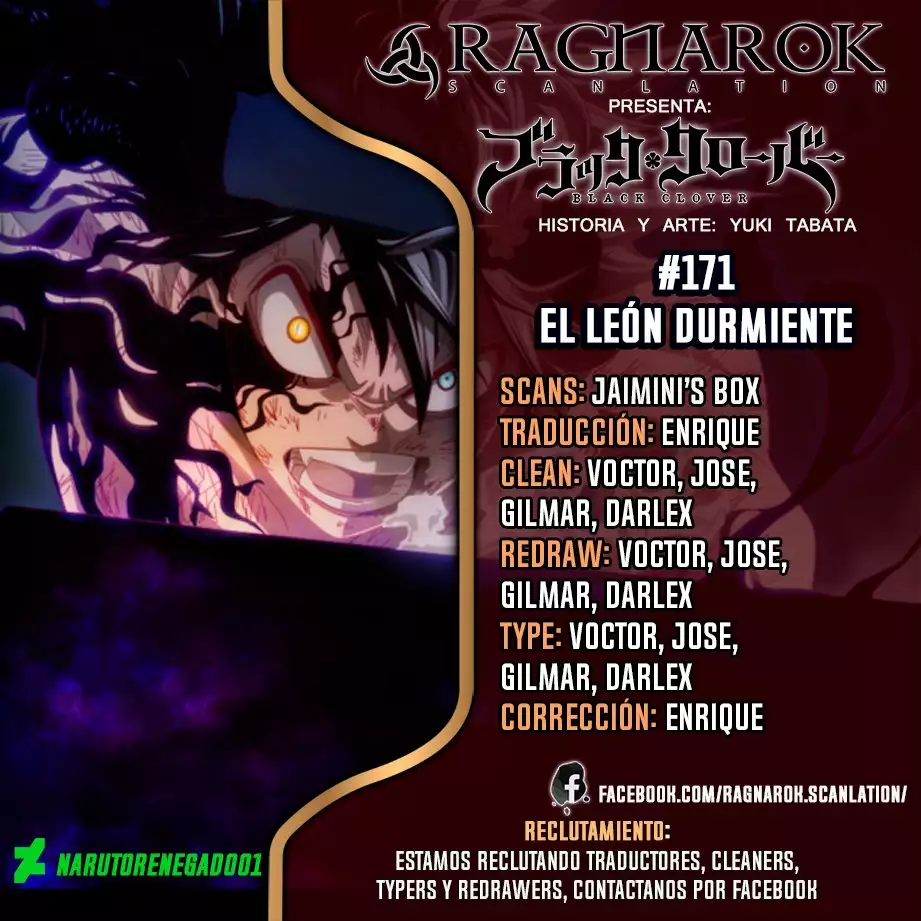 Black Clover Capítulo 171 - Page 1
