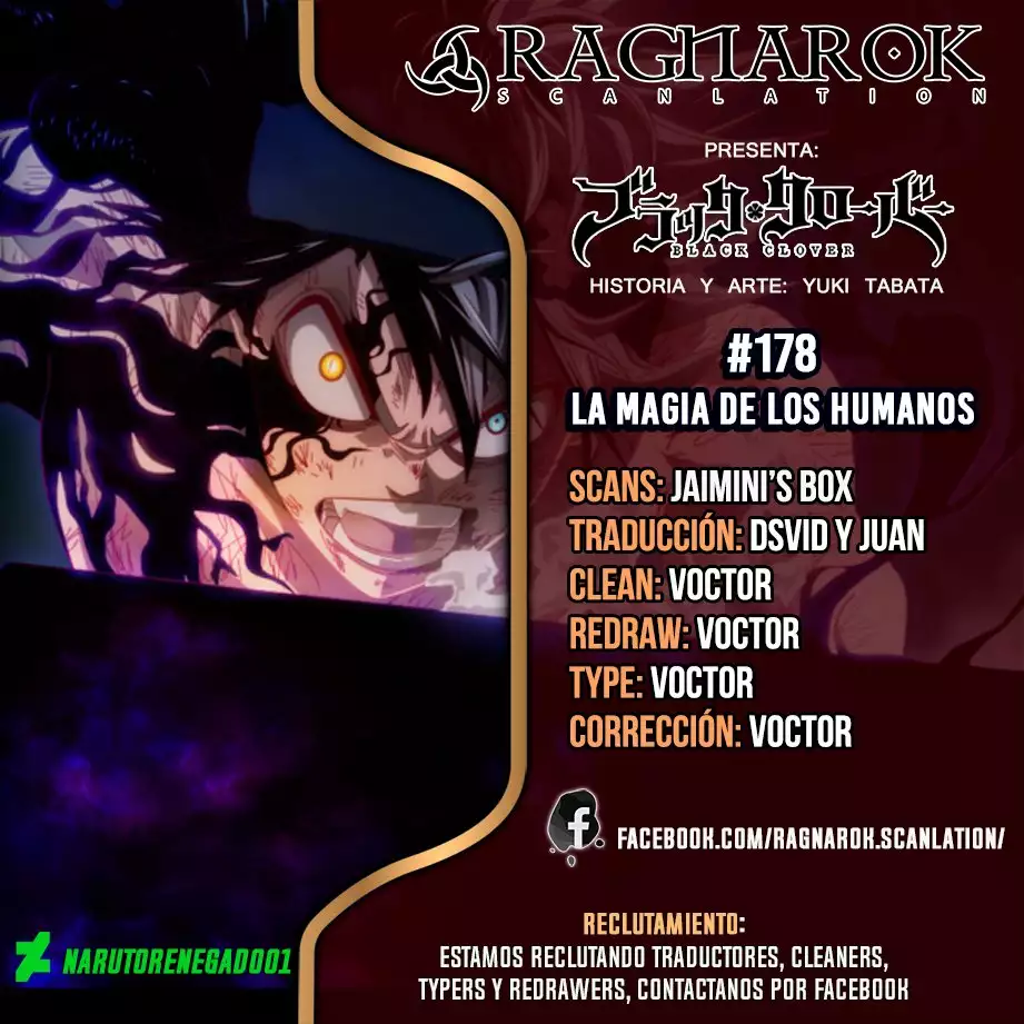 Black Clover Capítulo 178 - Page 1