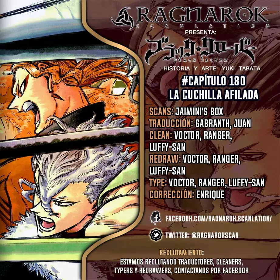 Black Clover Capítulo 180 - Page 1