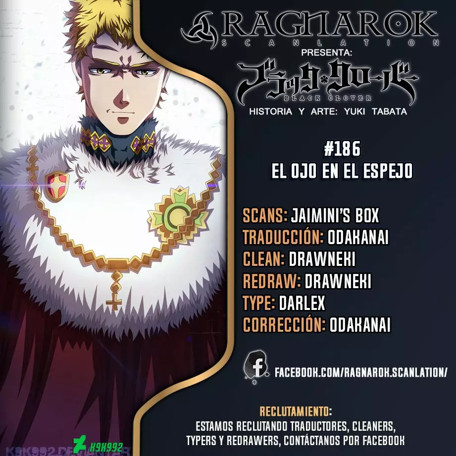 Black Clover Capítulo 186 - Page 1