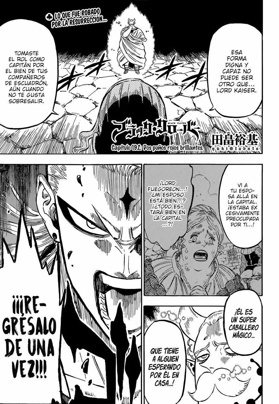 Black Clover Capítulo 192 - Page 2