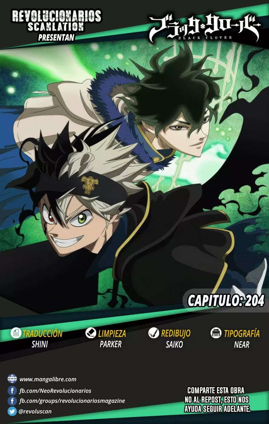 Black Clover Capítulo 204 - Page 1