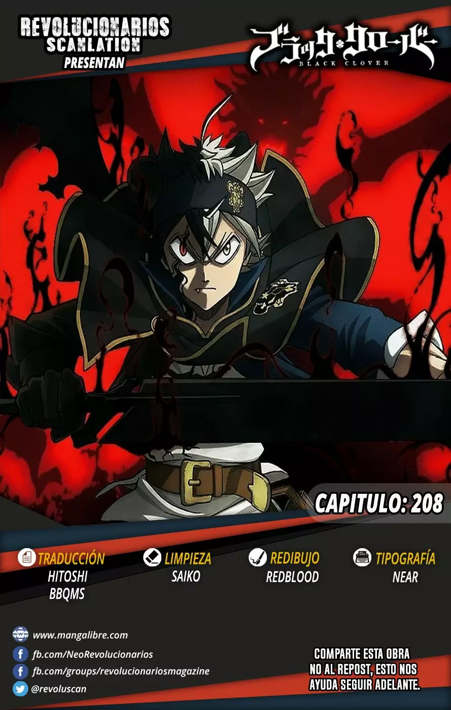 Black Clover Capítulo 208 - Page 1