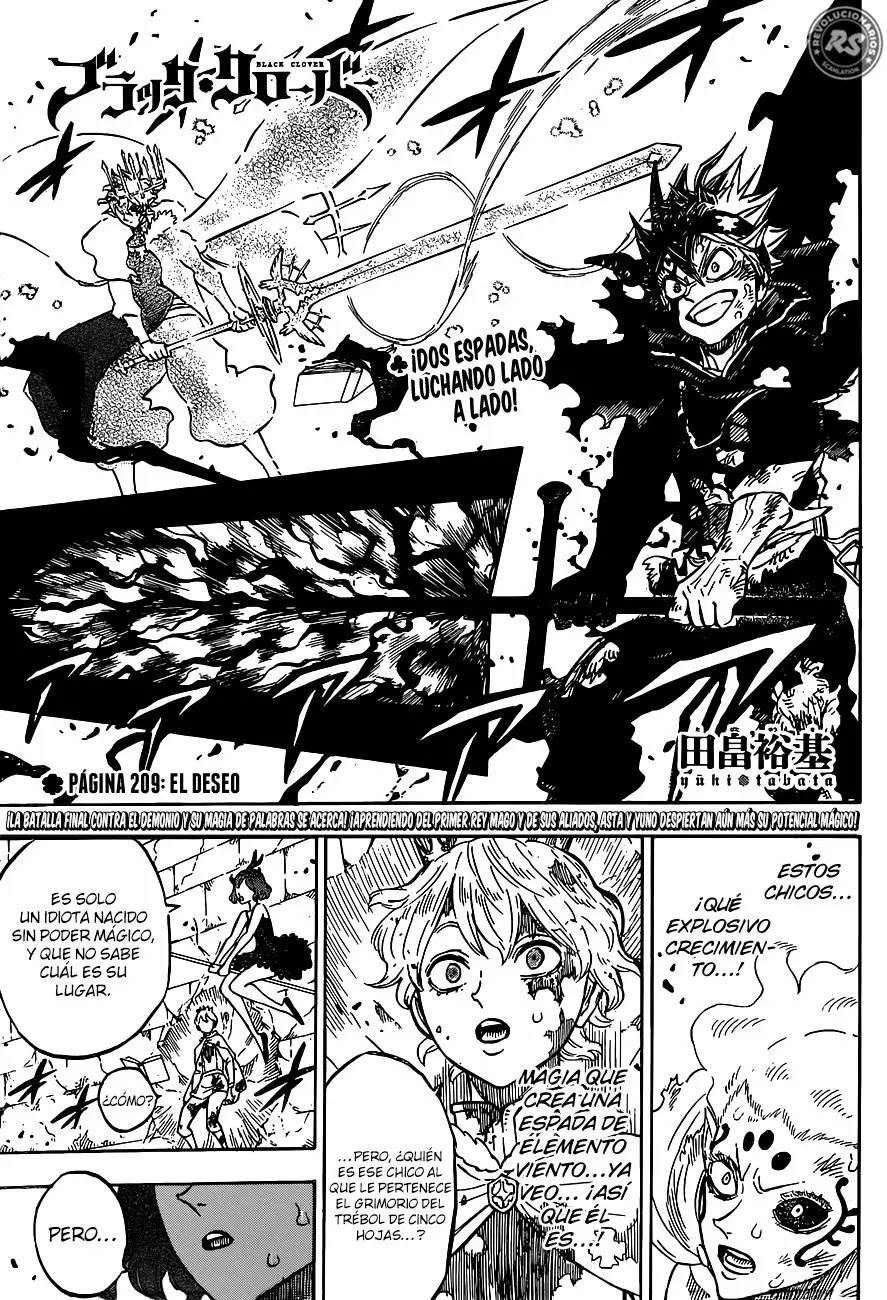 Black Clover Capítulo 209 - Page 2