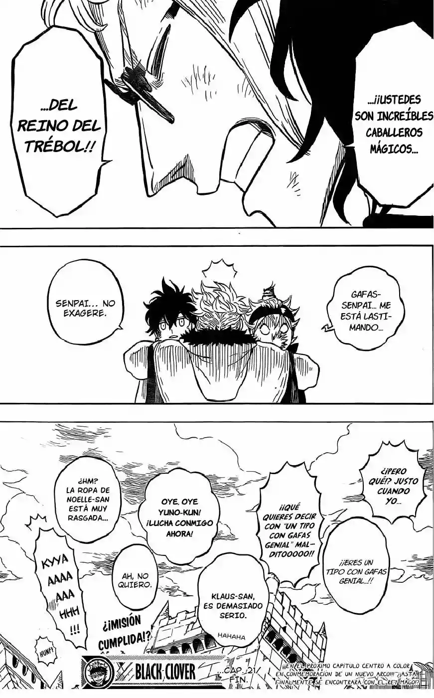 Black Clover Capítulo 21 - Page 20
