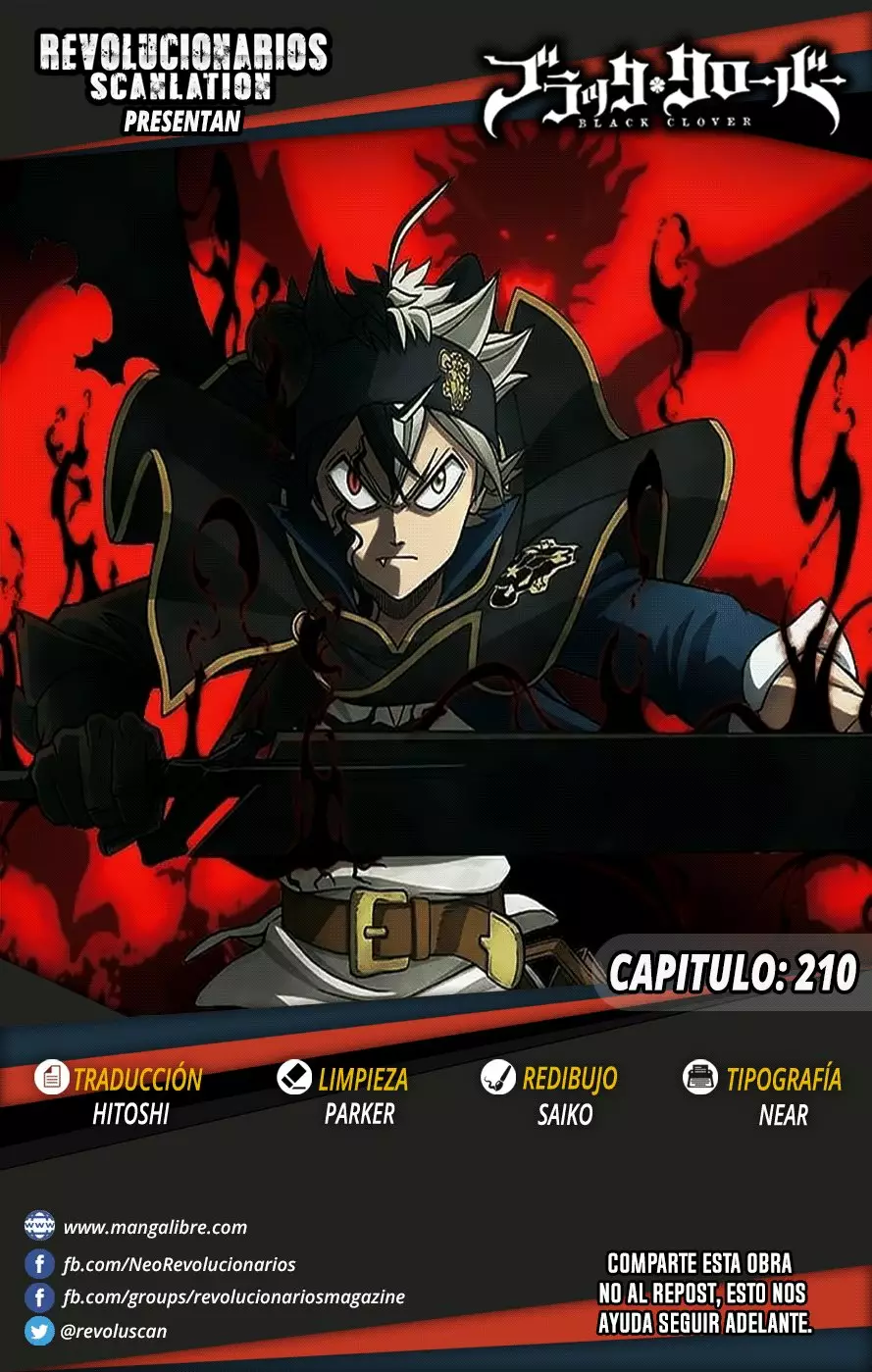 Black Clover Capítulo 210 - Page 1