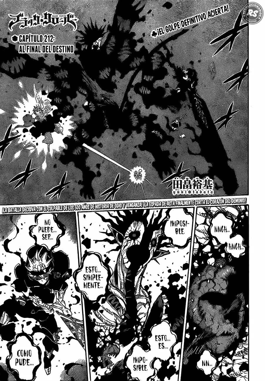 Black Clover Capítulo 212 - Page 2