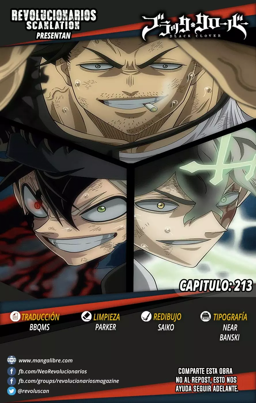 Black Clover Capítulo 213 - Page 1