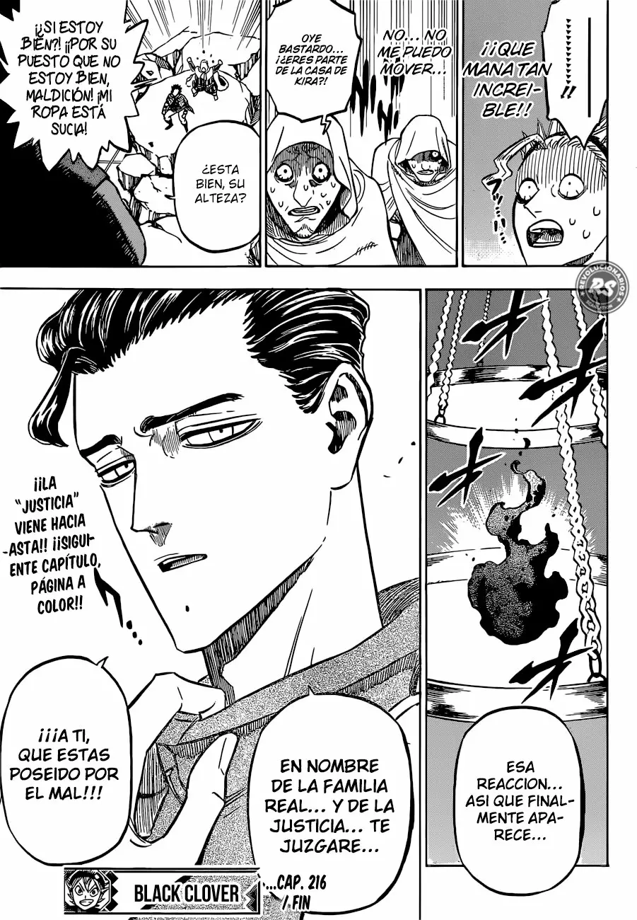 Black Clover Capítulo 216 - Page 16