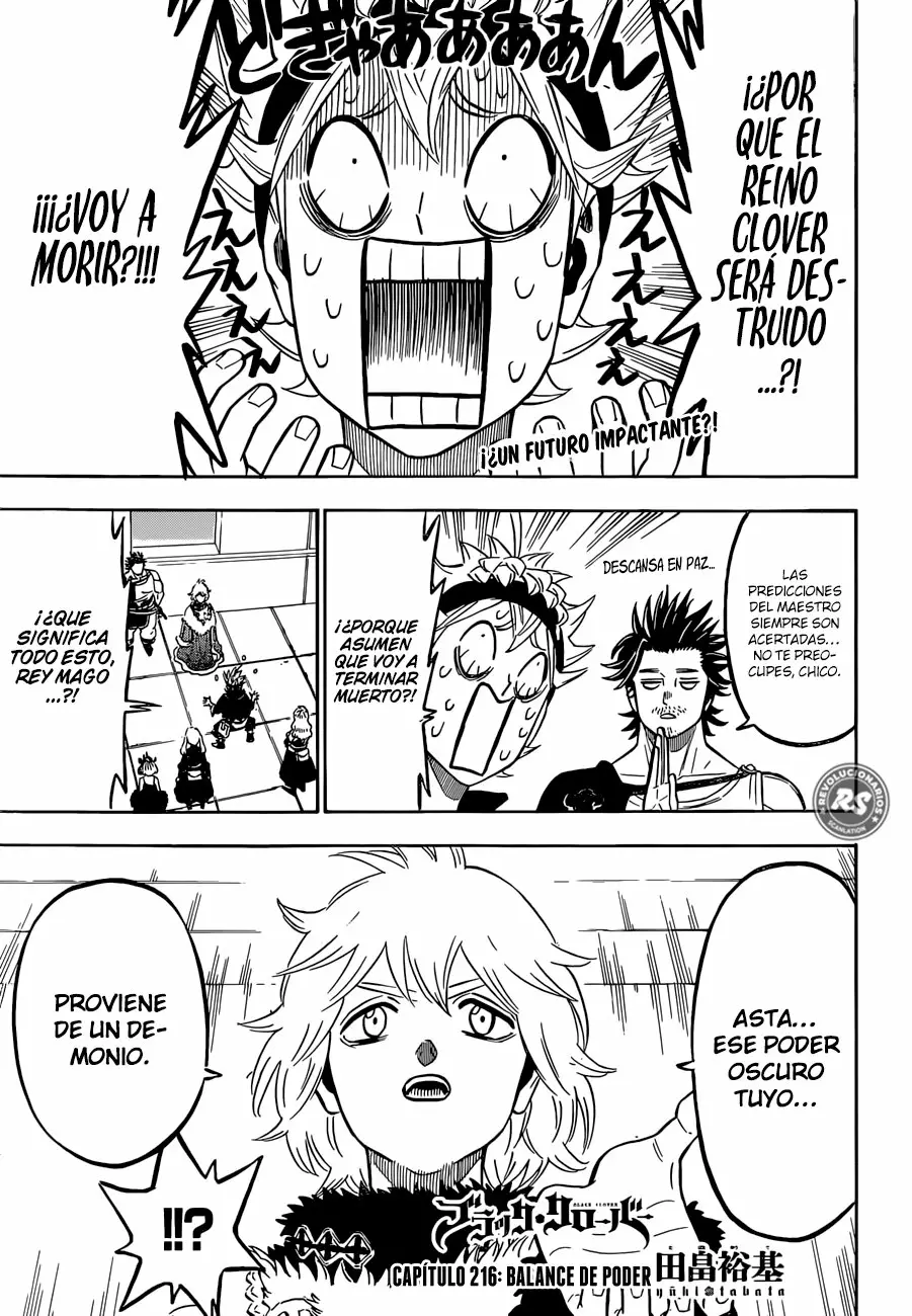 Black Clover Capítulo 216 - Page 2