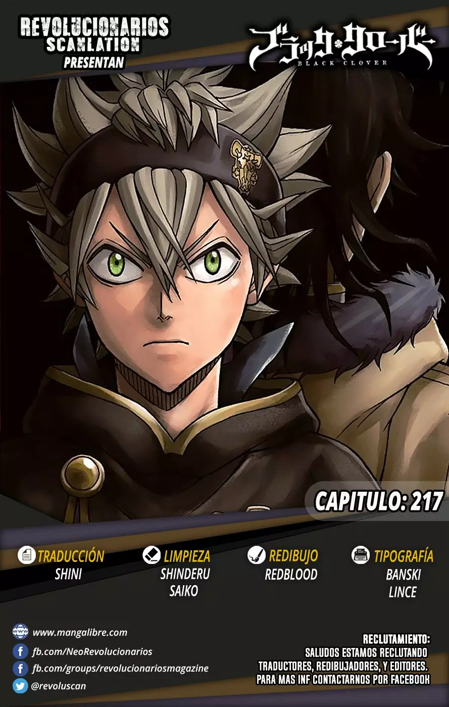 Black Clover Capítulo 217 - Page 1