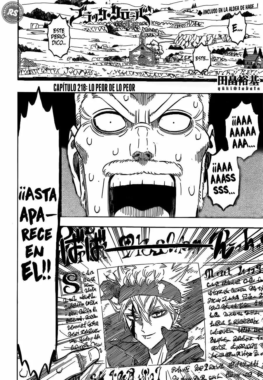 Black Clover Capítulo 218 - Page 3