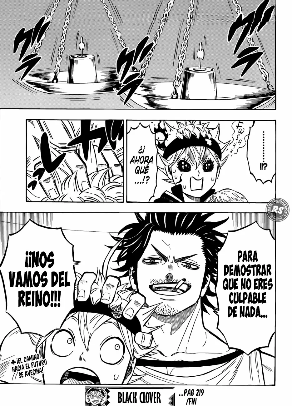 Black Clover Capítulo 219 - Page 14