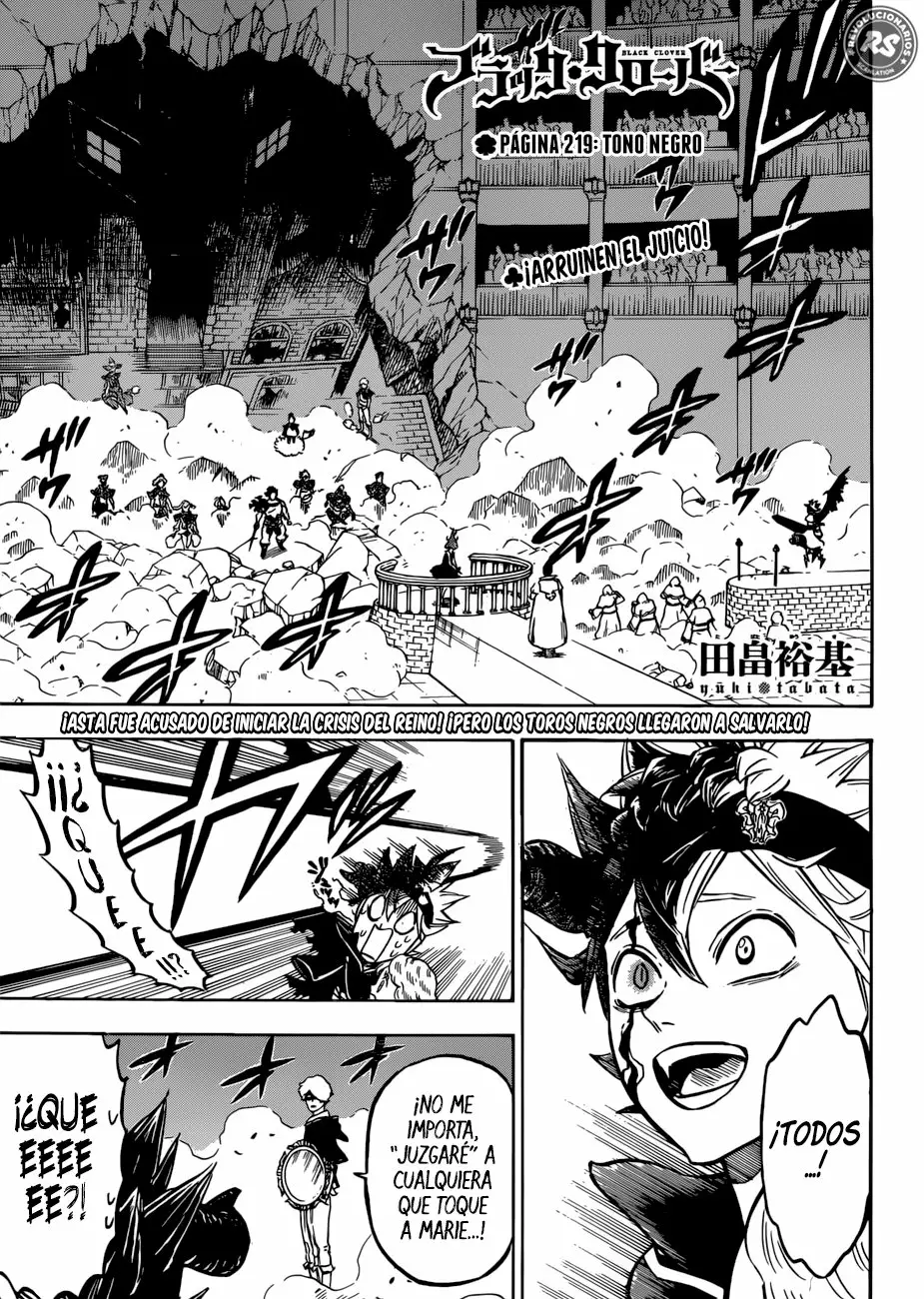 Black Clover Capítulo 219 - Page 2