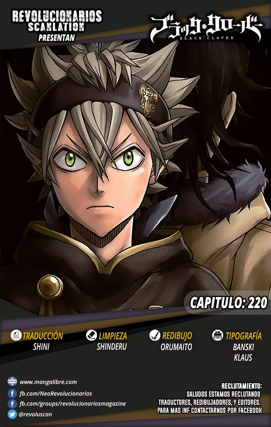 Black Clover Capítulo 220 - Page 1