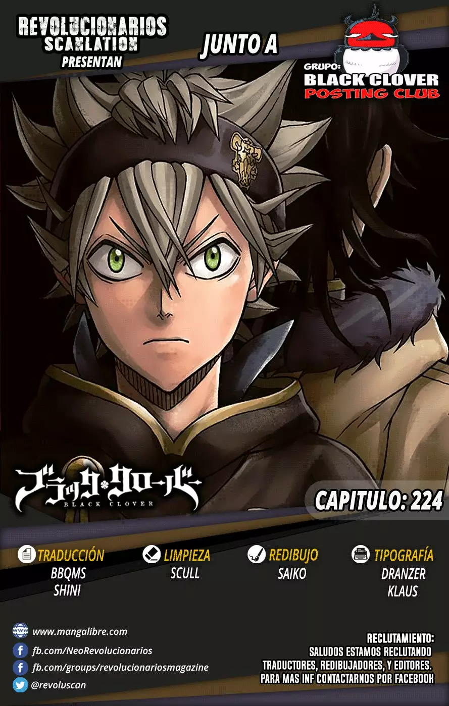 Black Clover Capítulo 224 - Page 1