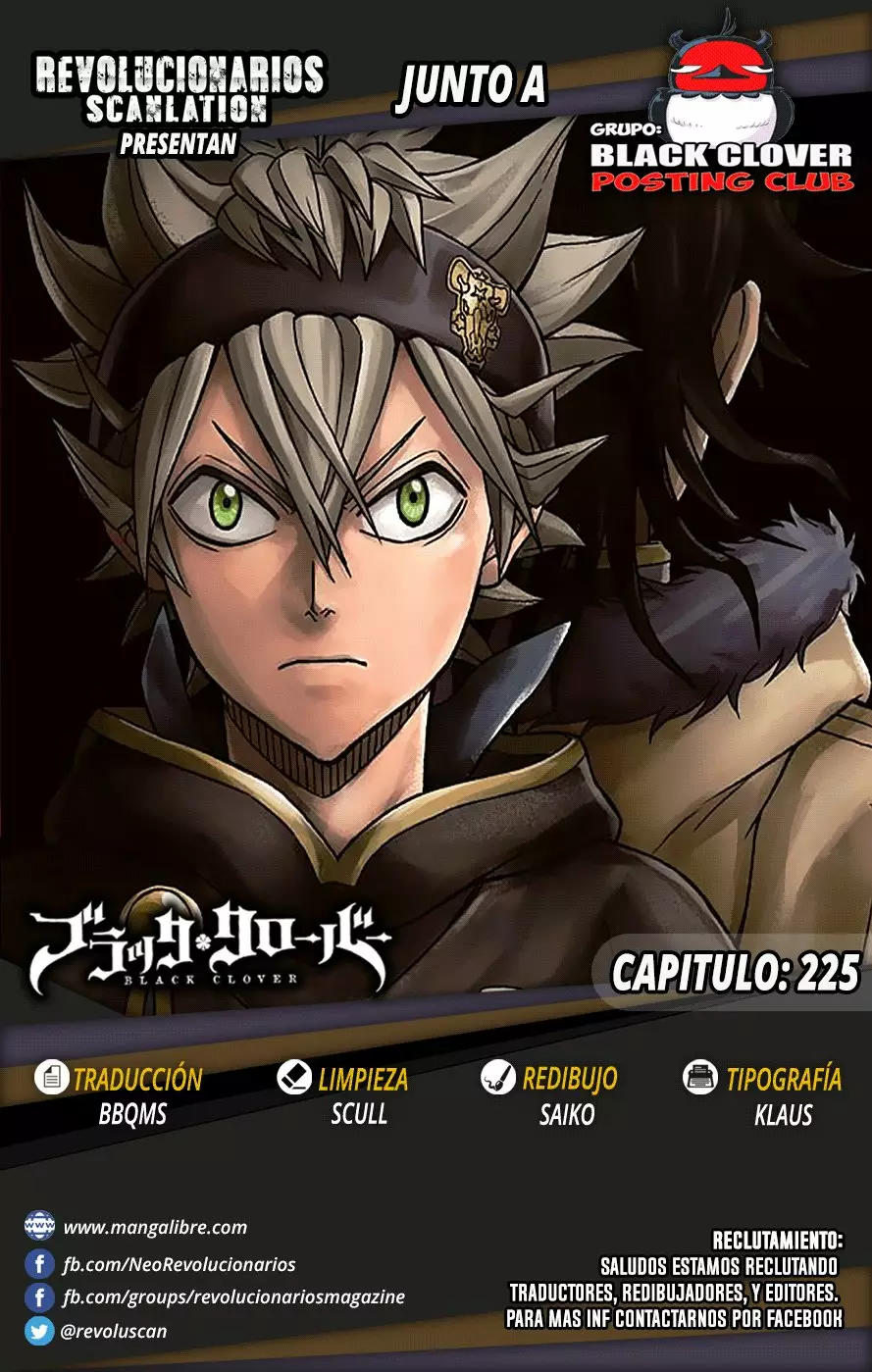 Black Clover Capítulo 225 - Page 1