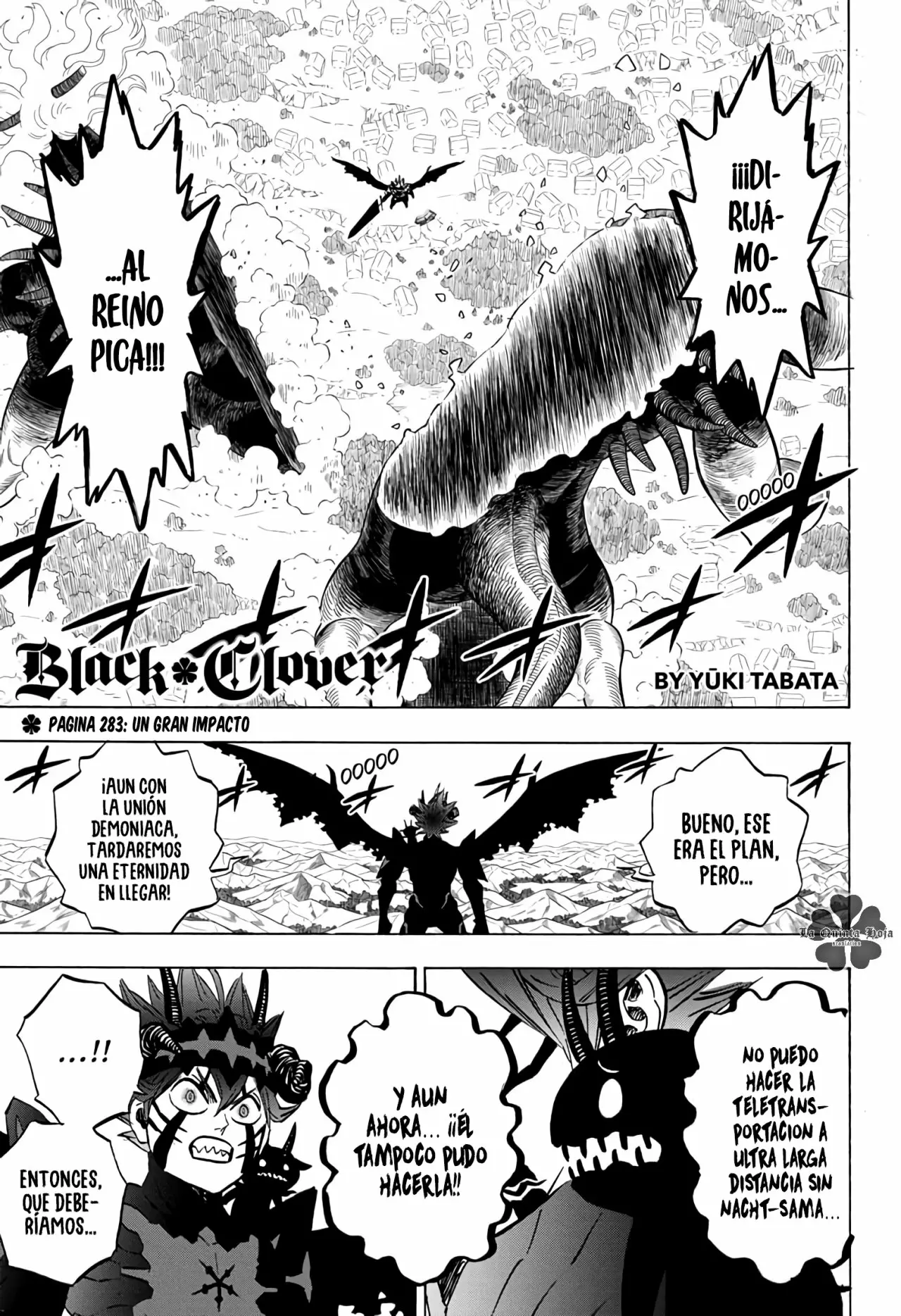Black Clover Capítulo 283 - Page 2
