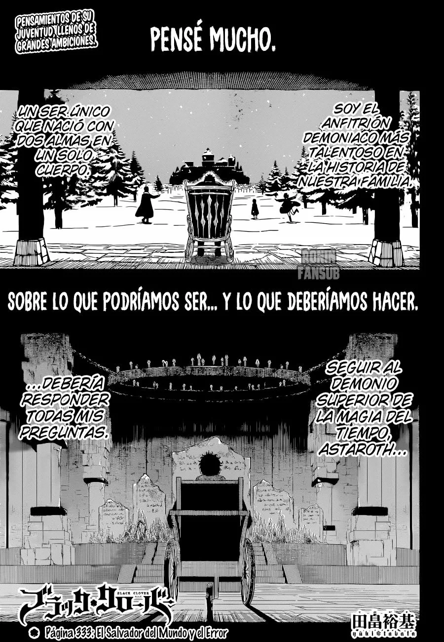 Black Clover Capítulo 333 - Page 2