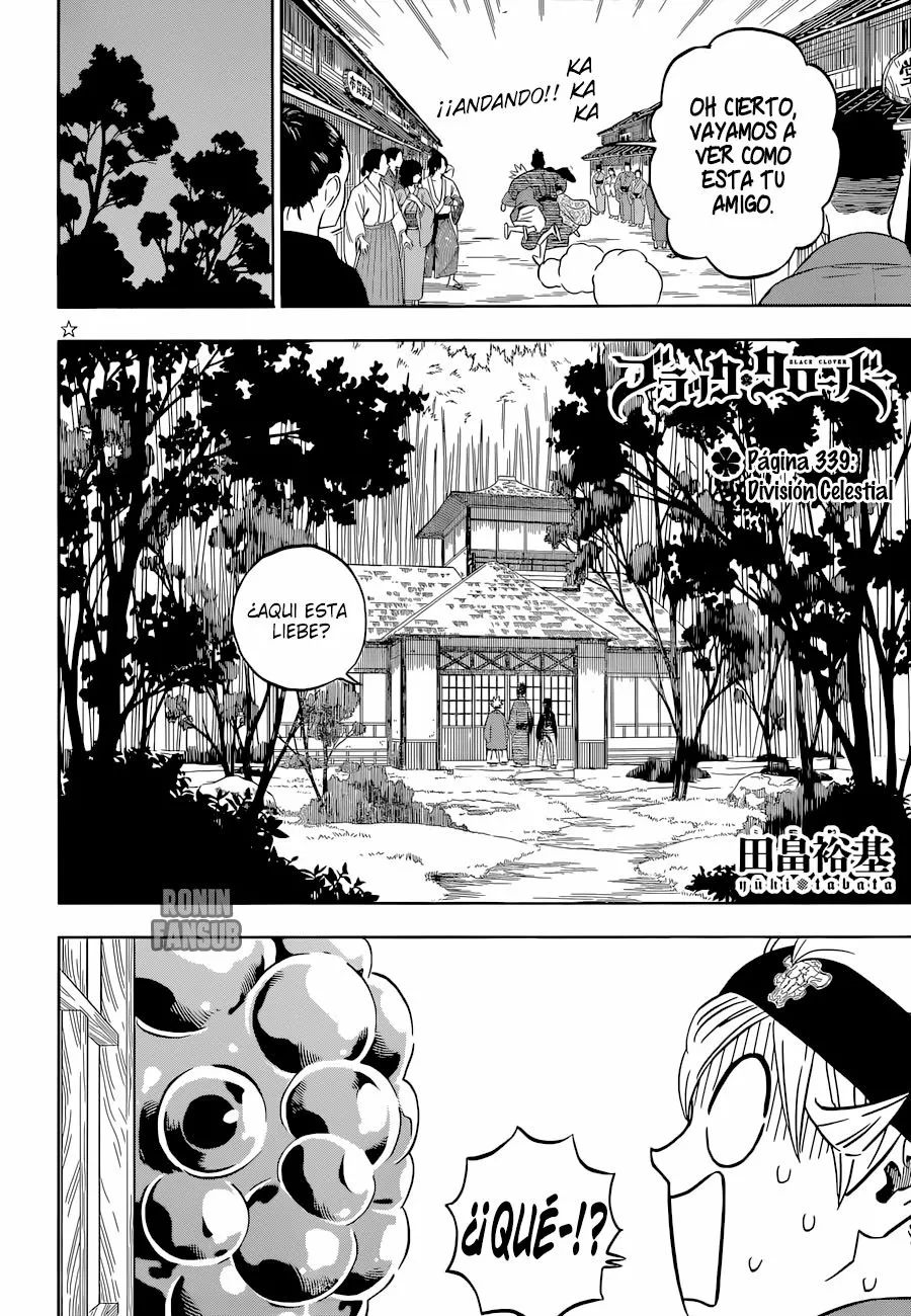 Black Clover Capítulo 339 - Page 3