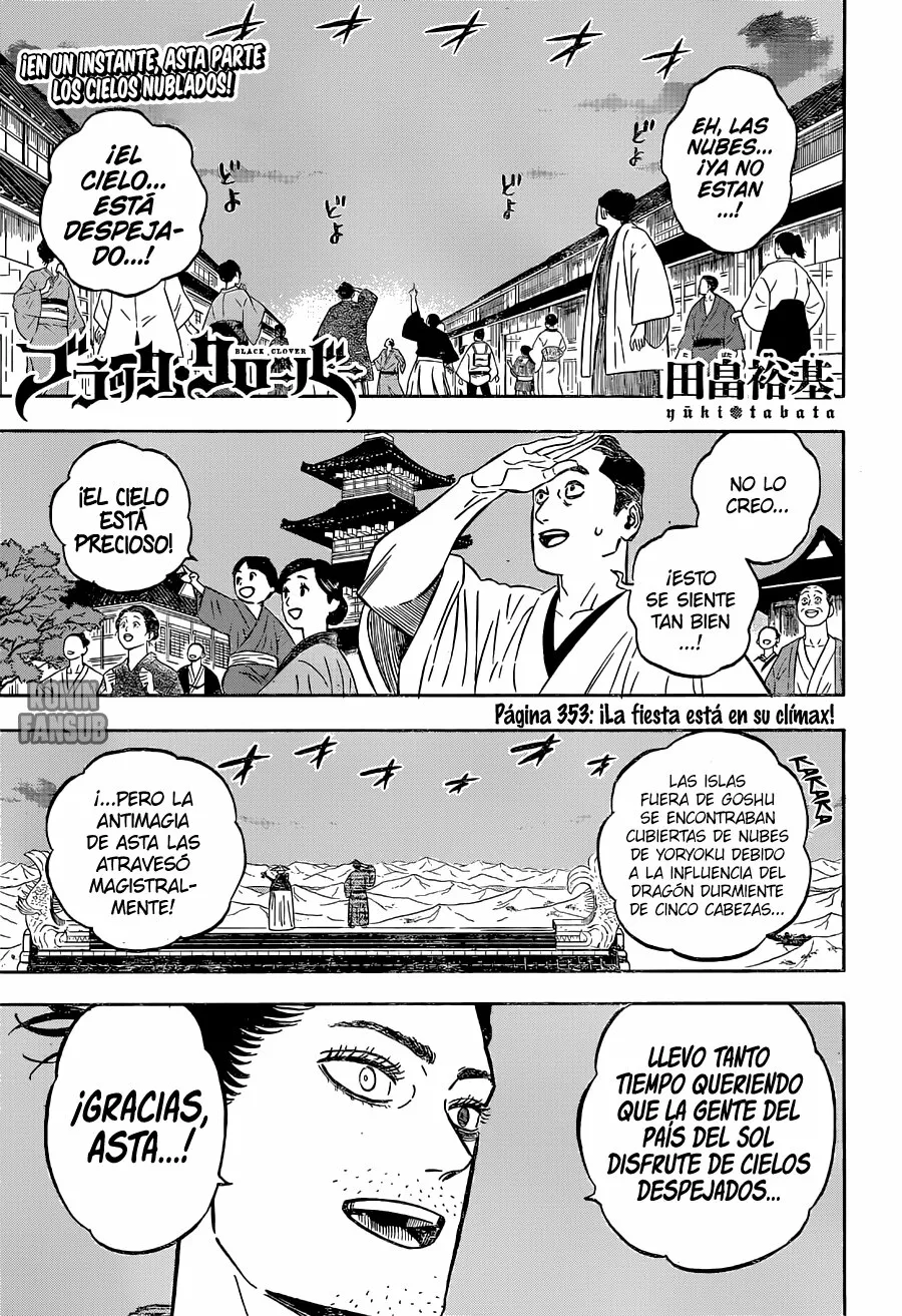 Black Clover Capítulo 353 - Page 2