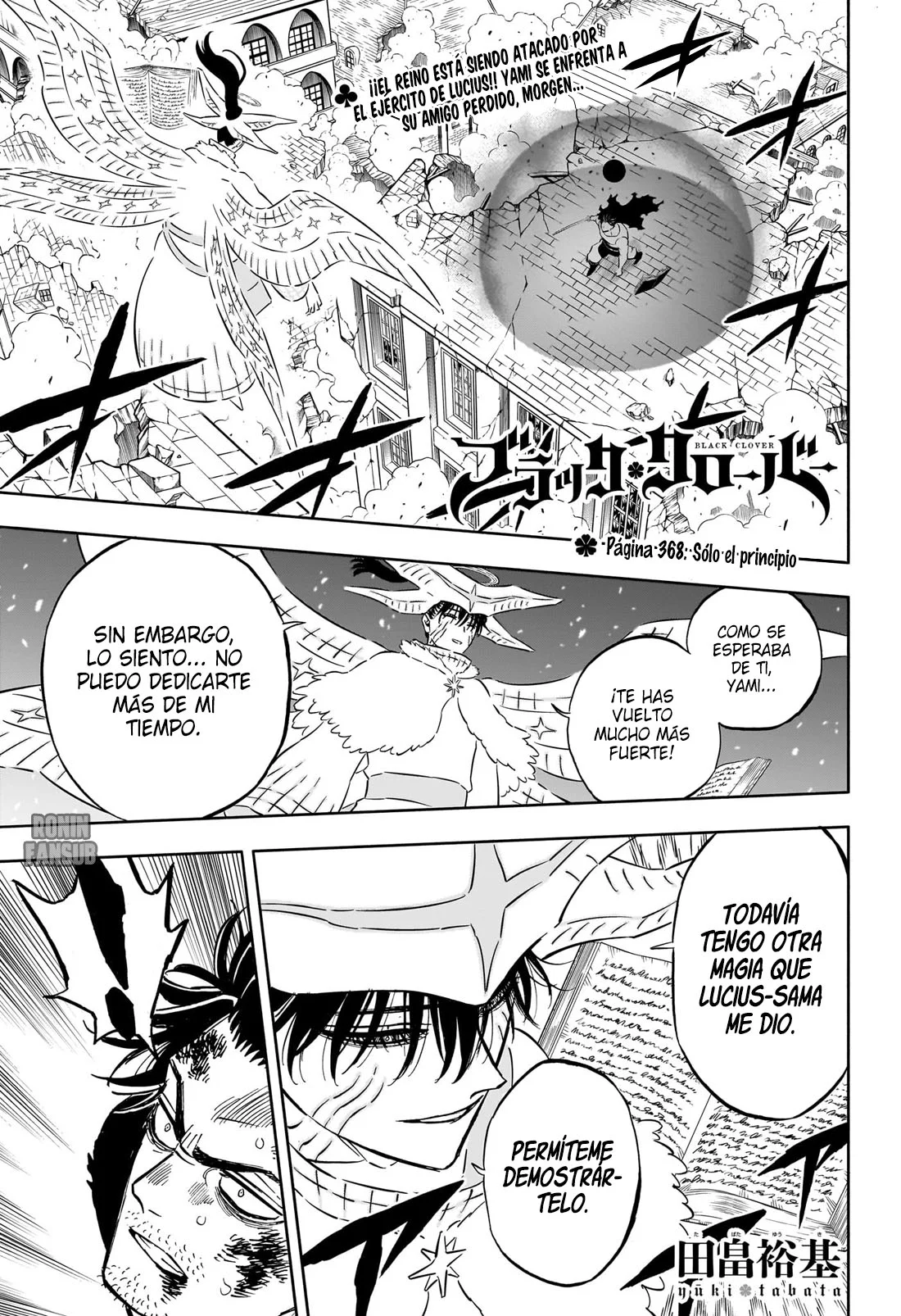 Black Clover Capítulo 368 - Page 2