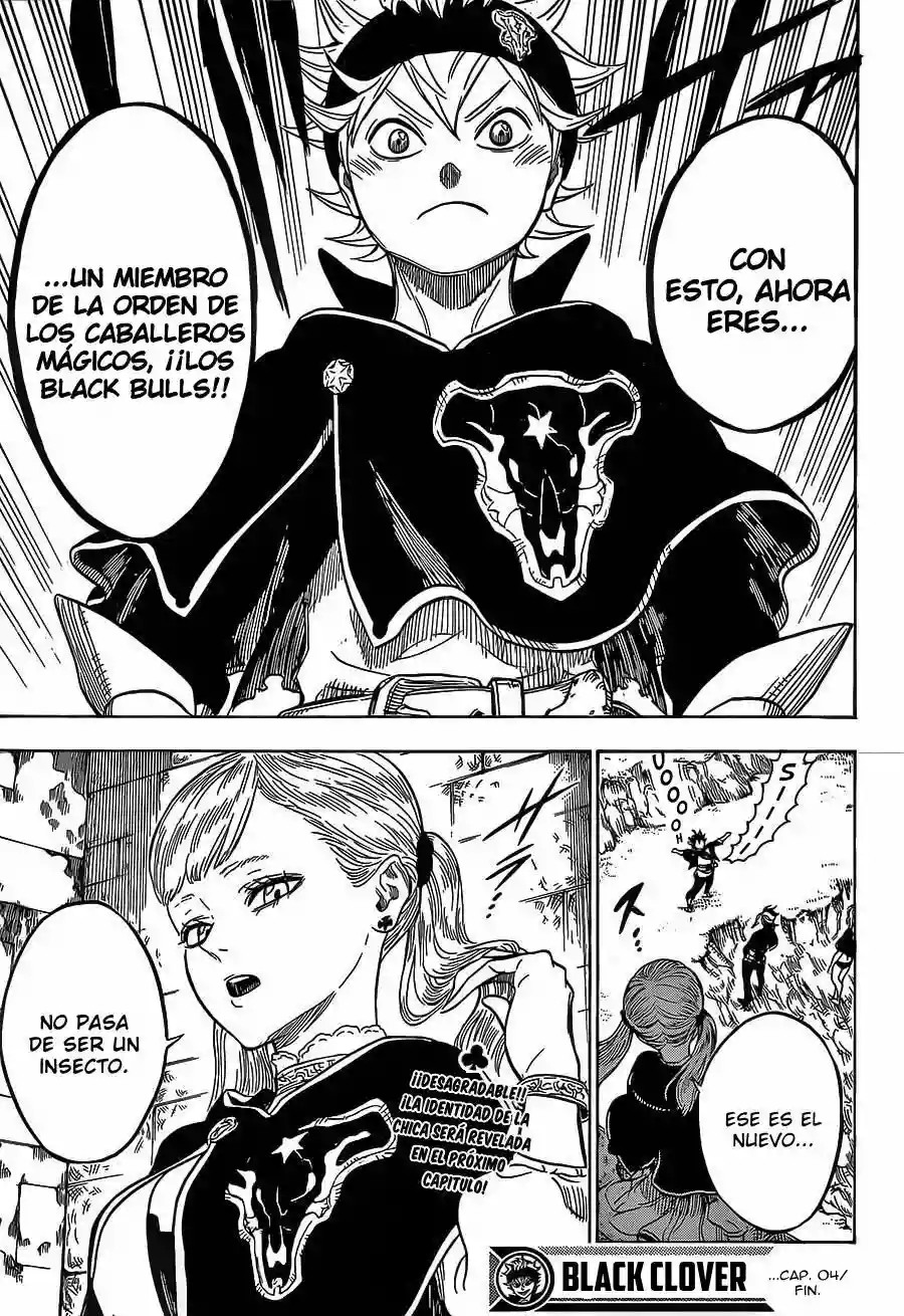 Black Clover Capítulo 4 - Page 20