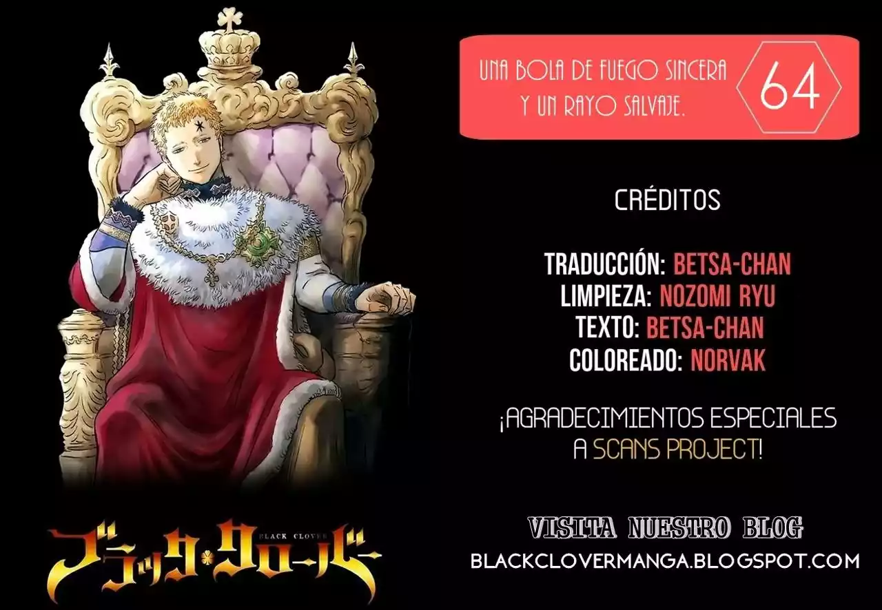 Black Clover Capítulo 64 - Page 1