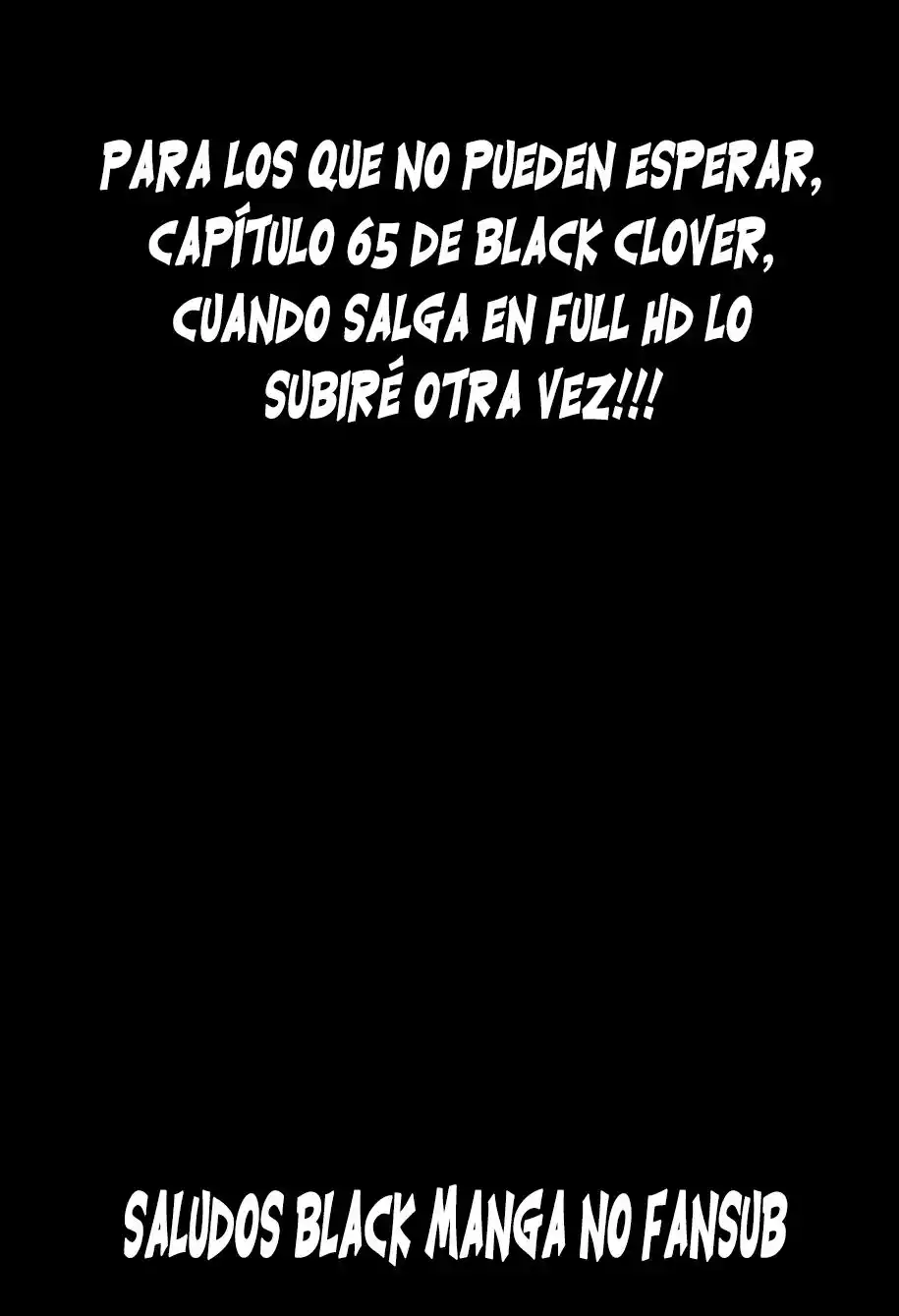 Black Clover Capítulo 65 - Page 1