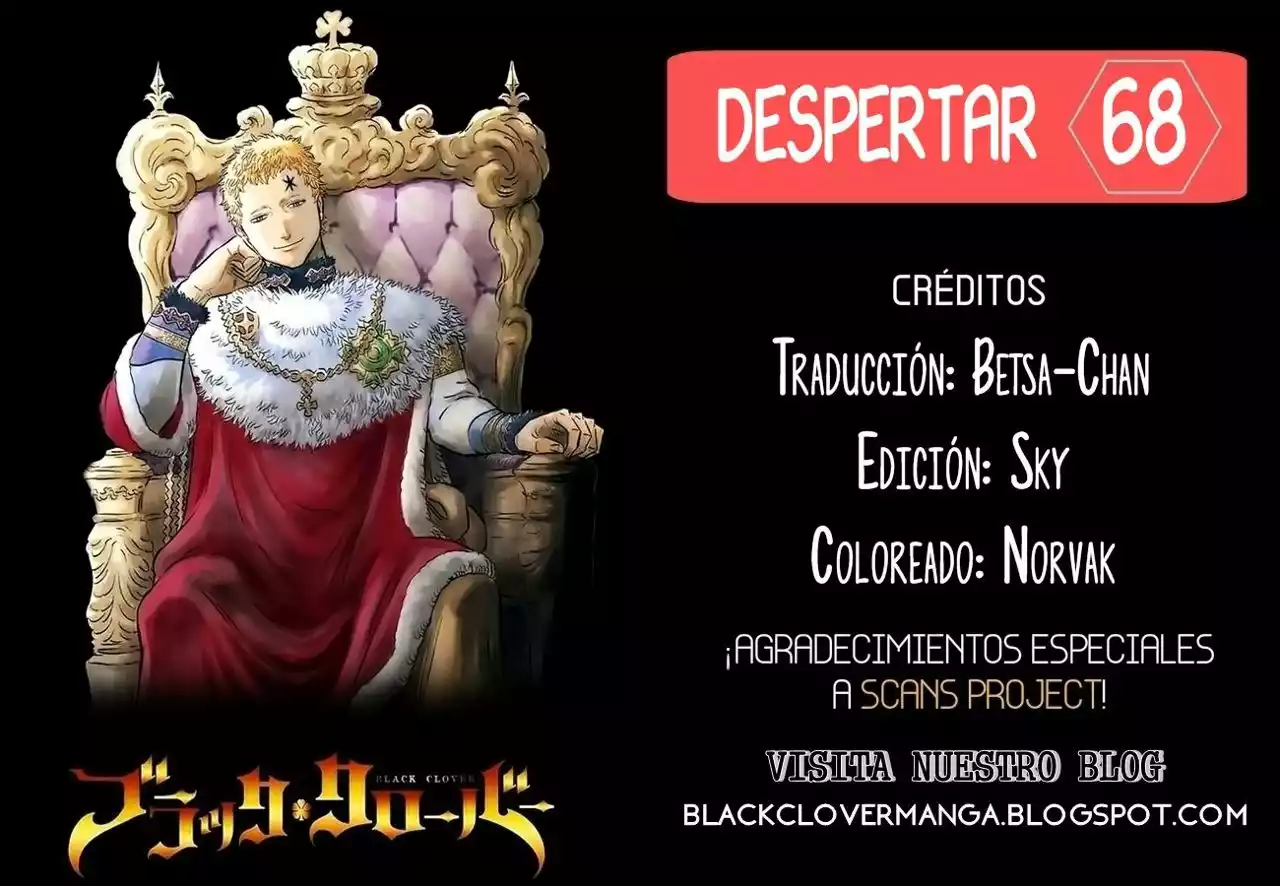 Black Clover Capítulo 68 - Page 1