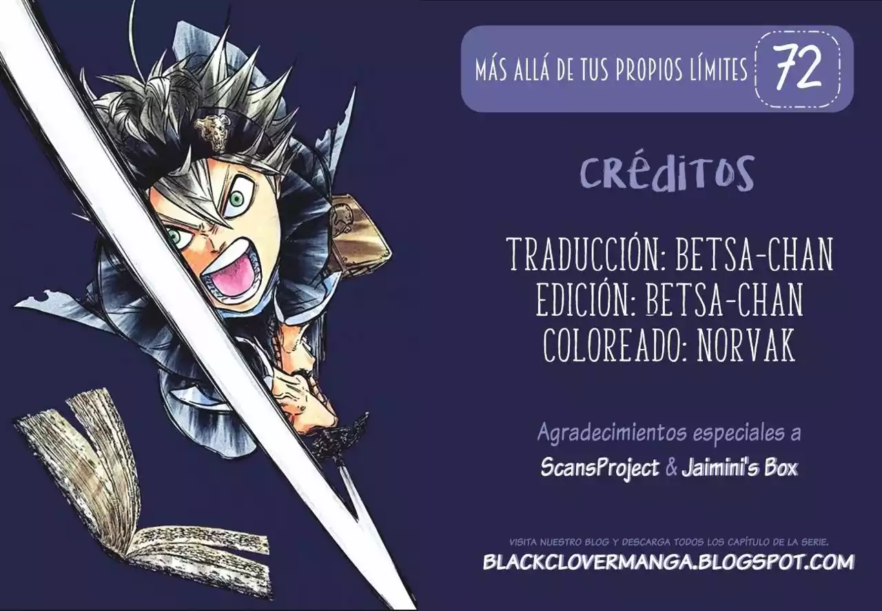 Black Clover Capítulo 72 - Page 1