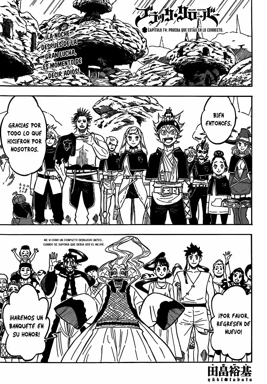 Black Clover Capítulo 74 - Page 2