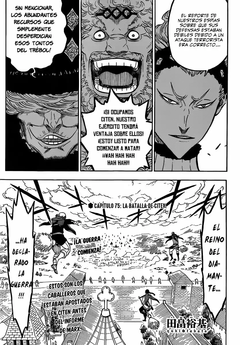 Black Clover Capítulo 75 - Page 2