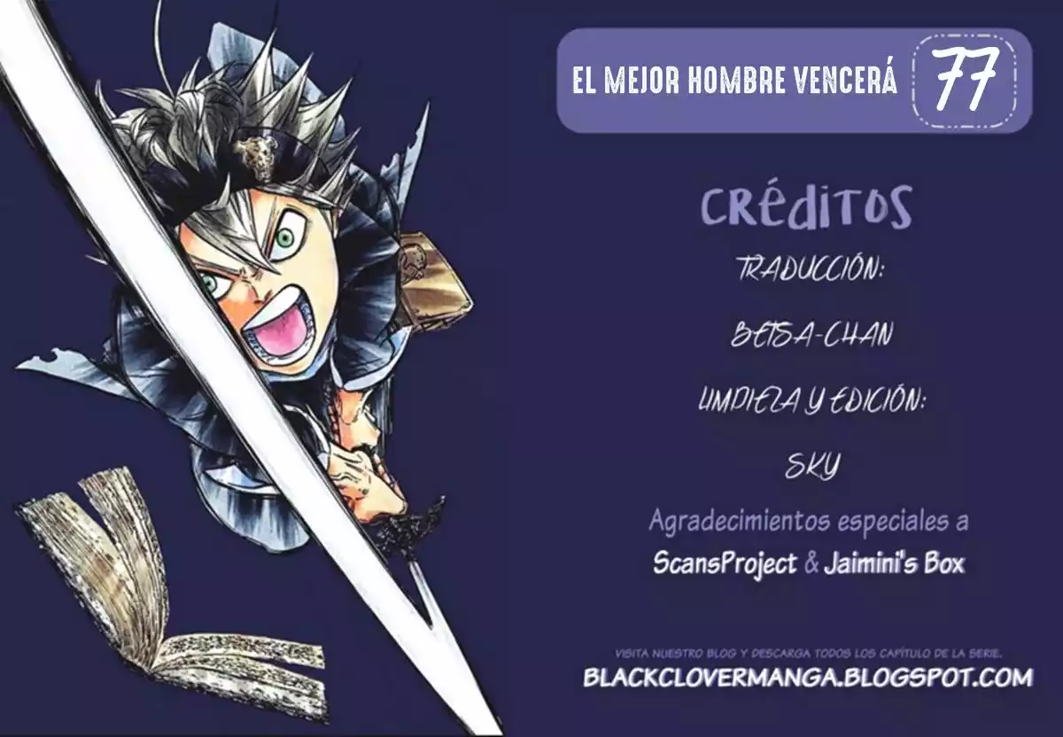Black Clover Capítulo 77 - Page 1