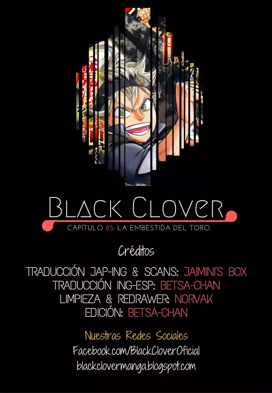 Black Clover Capítulo 85 - Page 1